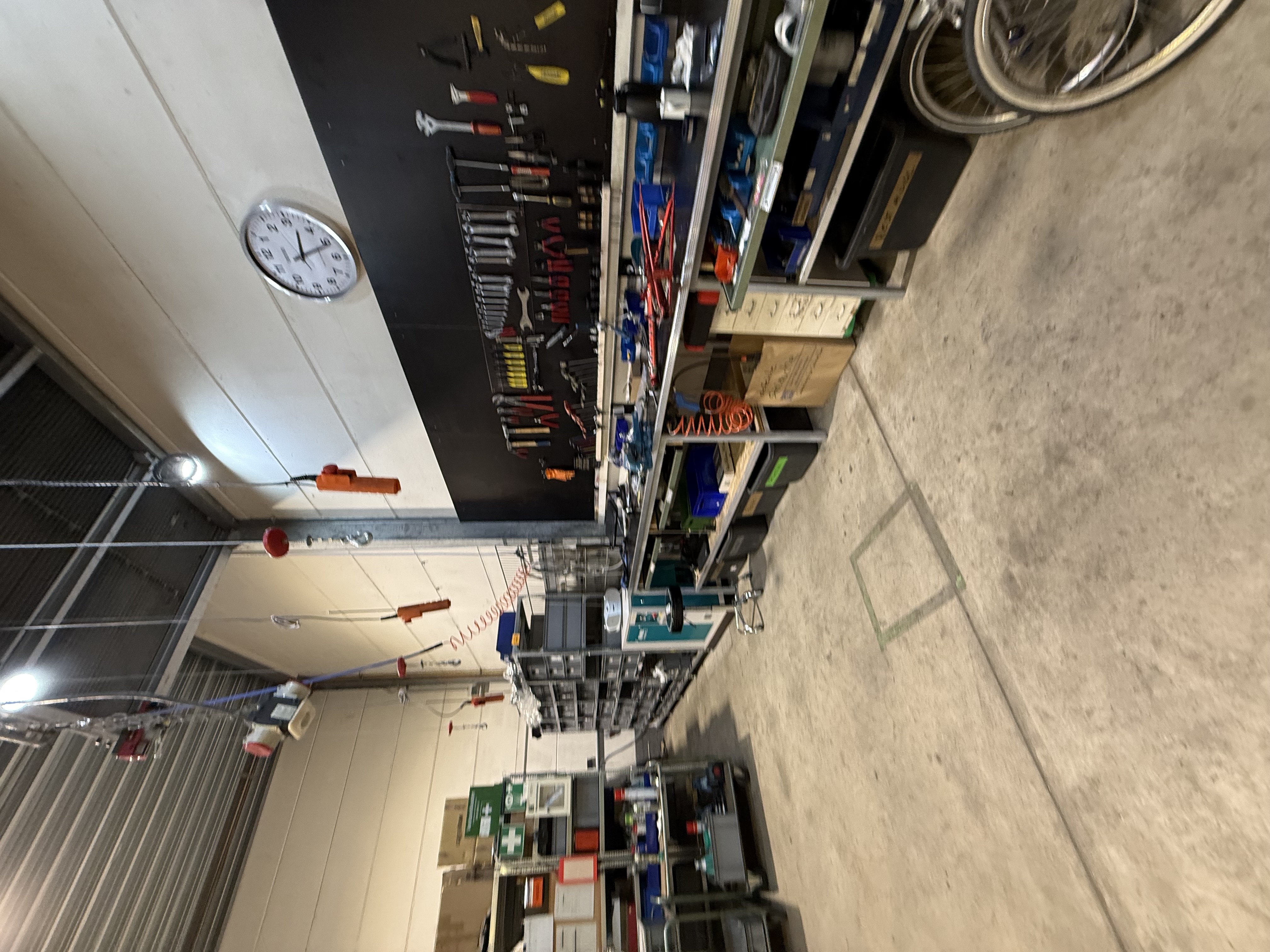 Fahrrad in der Reparatur